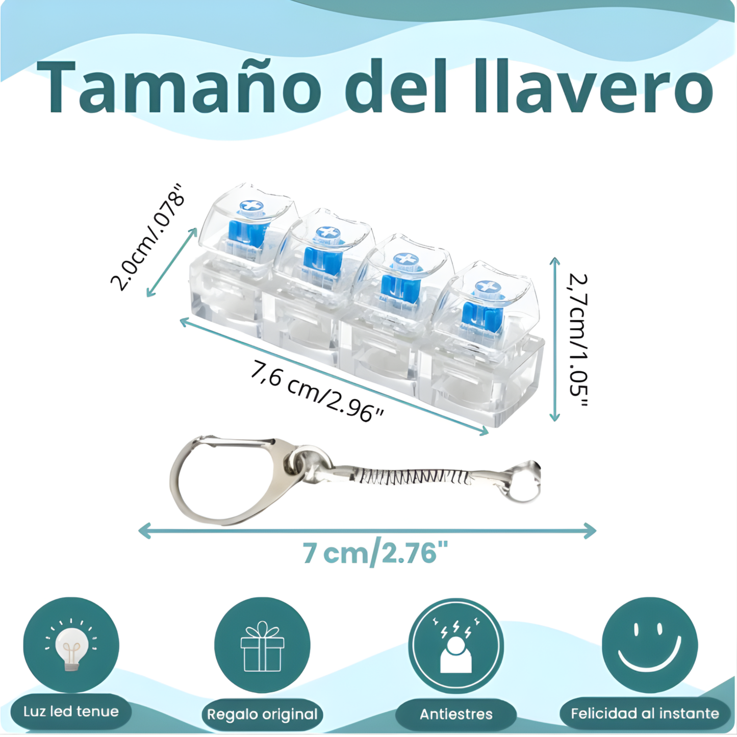 THE RELAX KEY ™ - MINITECLADO ANTI-ESTRES